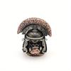 1 st 6 mm Hål Vintage Mässing Gorilla Hänge DIY Tillbehör Nyckelring Halsband Pärlhänge Ryggsäck Berlocker Vintage Mässing
