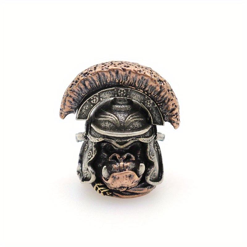 1 st 6 mm Hål Vintage Mässing Gorilla Hänge DIY Tillbehör Nyckelring Halsband Pärlhänge Ryggsäck Berlocker Vintage Mässing