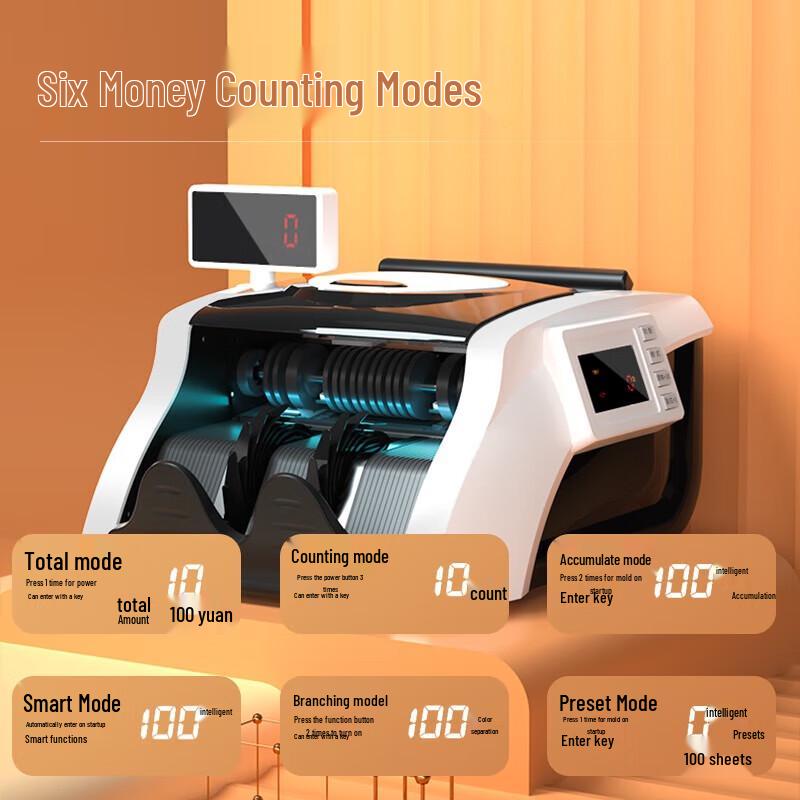 Deli 3908S Bank-Grade Foreign Currency Counter