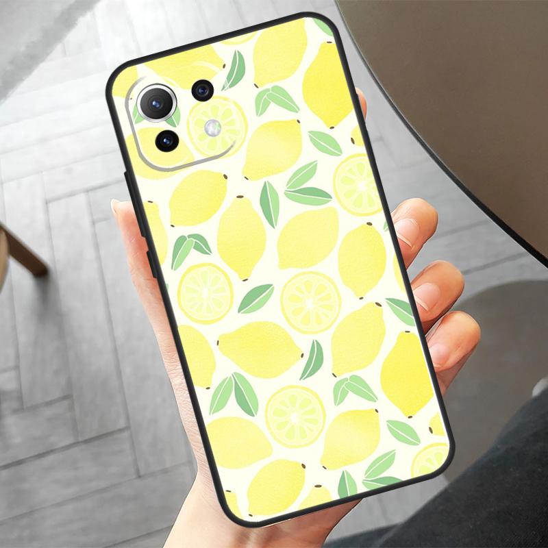 Summer Fruit Lemon Case For Xiaomi 15 Pro 13 14 Ultra 11T 12T 13T 14T Pro POCO F7 X7 Pro X3 X5 X6 F5 F6 Cover