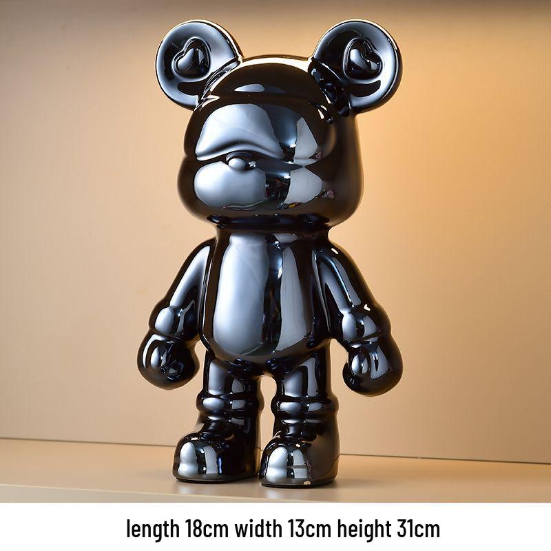 Trendy Beer Figuur Spaarpot - Creatieve Cartoon Decoratie voor Moderne Woonkamers