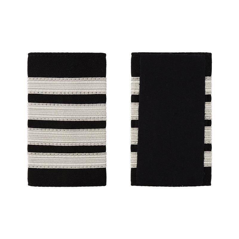 Washable Silk Metal Wire Aviation Shoulder Boards for Security Uniforms - Suitable for China Eastern and Hainan Airlines