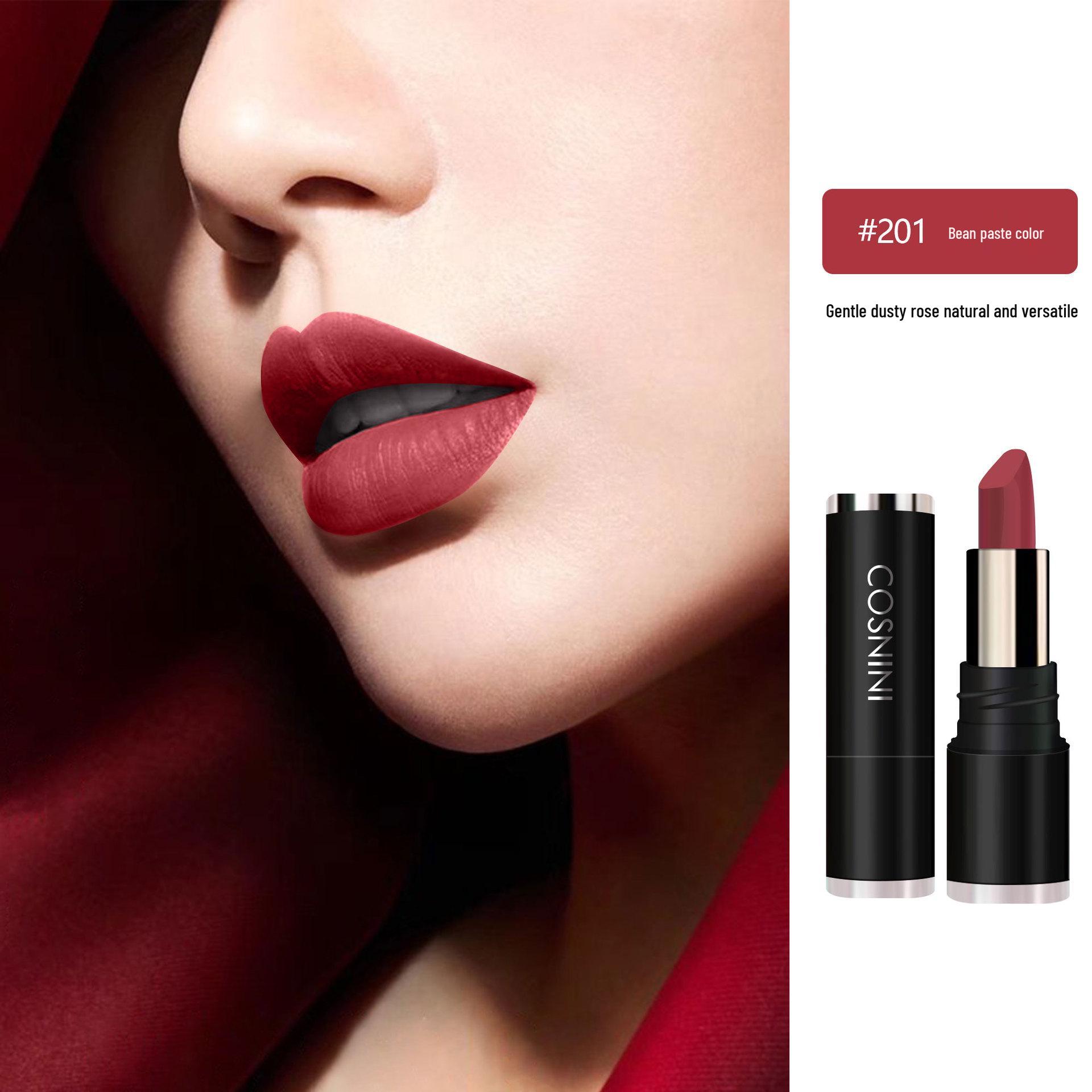 

COSNINI Водостойкая Стойкая Не скатывающаяся Помада - Не липкая, Не отпечатывается, Любимая интернет-знаменитостями