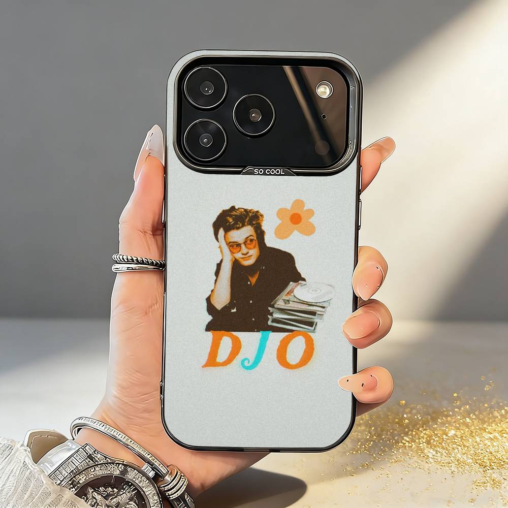 Joe K-Keery D-Djo Phone Case For iPhone17,16,15,14,13,12,11,Pro,MAX Gray Matte Silicone Black Cover