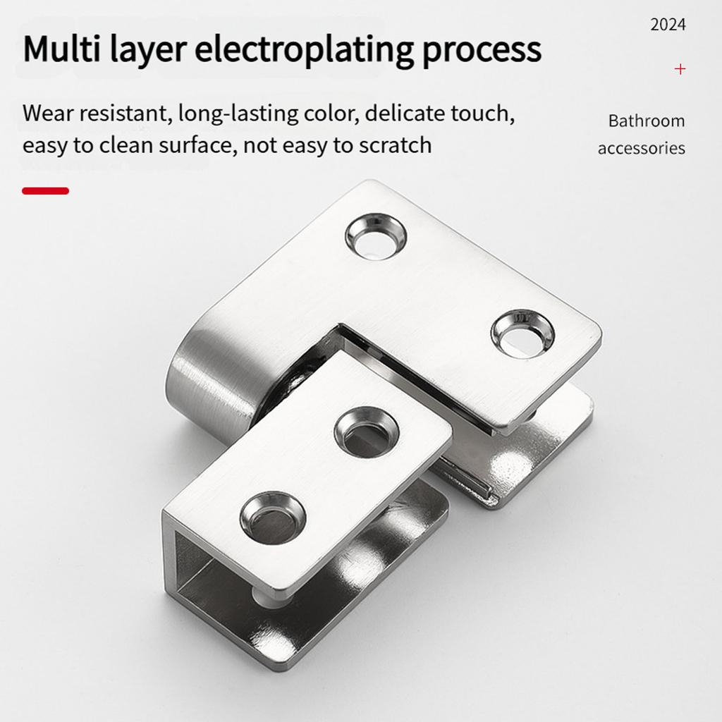 Vysoce odolné slitinové dveřní závěsy pro toaletní příčky Spojovací závěs brány Závěs dveřního panelu pro hladký tichý chod