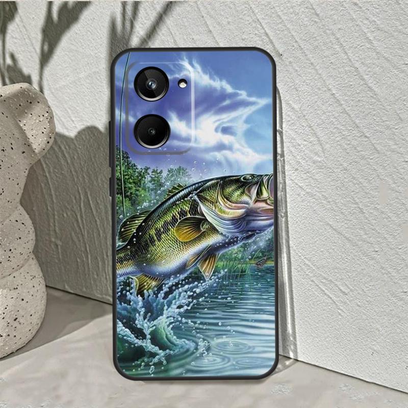 Fishing Lake Sunset For Realme 10 11 12 13 14 Pro Plus C55 C71 C75 C67 C63 C51 C61 C53 C35 C65 GT6 GT7 Pro Case