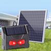 Solar Powered Ultrasonic Animal Repeller with LED Flashing Light Waterproof for Squirrels Raccoon Rabbit Fox Garden Yard Farm