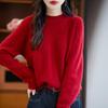 Women Sweater 100% Wool MODERN NEW SAGA O-neck Knit Pullover Thick Winter Jumpers Female Knit Tops