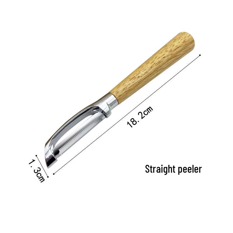 Jiwanggu Zinc Alloy Peeler with Oak Handle Standard