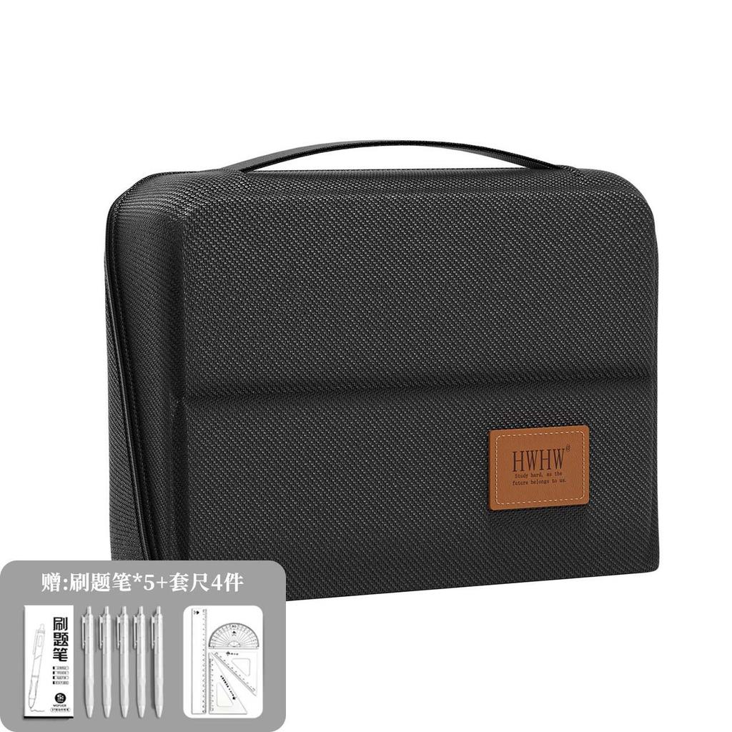 Magnetic Pencil Case Standing Large Capacity Multi-Layer Stationery Bag for Middle High School Students Boys Girls