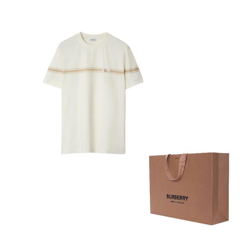 Burberry Striped Cotton T-shirt 81040511