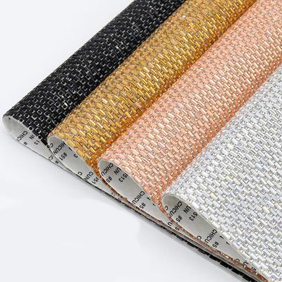 5PCS Rhinestones Sheet Self Adhesive Glitter Crystal Diamond Sticker Car Phone Bag Gift Box Wedding Party DIY Crafts Decoration