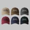English Embroidered Baseball Cap Women's Versatile Wide Brim Shows the Face Small Cap Couple Trendy Brand Soft Top Hat Men