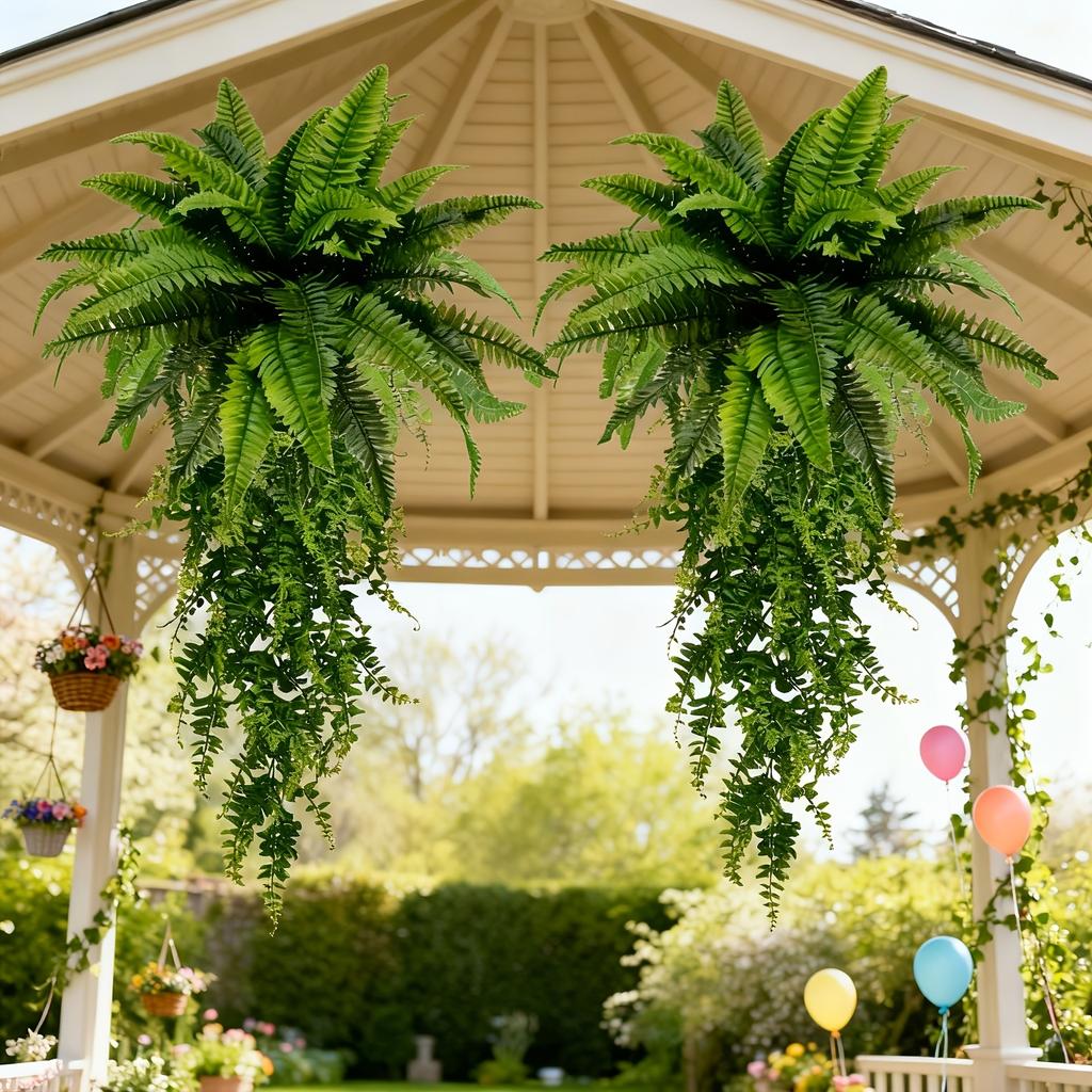 6pcs Spring New Arrival Persian Grass - Large High-End Elegant Artificial Tree Simulation