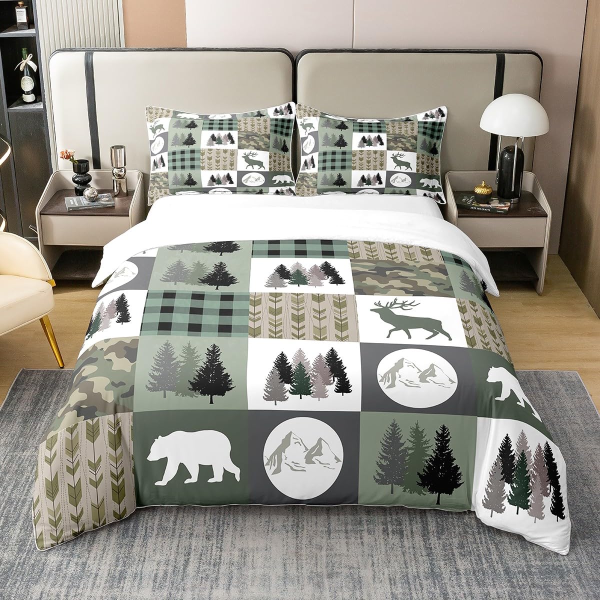 

Комплекты постельного белья Cool Deer, комплекты одеял размера King Queen Size для мальчиков, комплекты детских одеял с 1 одеялом и 2 наволочками, декор комнаты EU single(135x200cm)