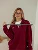 Trendy Thickened Lapel Half-Zip Sweatshirt with Vintage Flair for Autumn and Winter