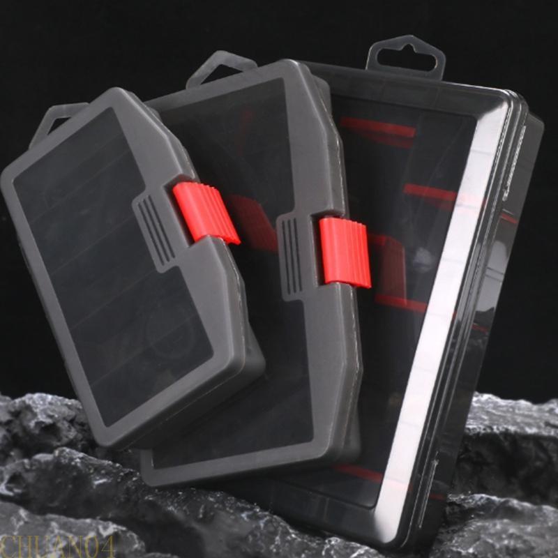 A1A2 Detachable Compartments Fishing Lures Box Baits Case Fishing Tackle Storage Trays Hook Organizers Waterproof Lures Box