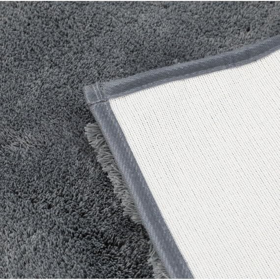 NITORI Absorbent Bath Dark NITORI 7741191 High-Density Mat, Regina, 45x60cm, Gray,