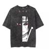 Retro Cartoon Print Loose Cotton T-Shirt
