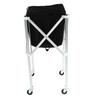 Foldable Tennis Ball Hopper Basket Cart Light Aluminum Alloy Trolley with Wheels for Tennis Balls