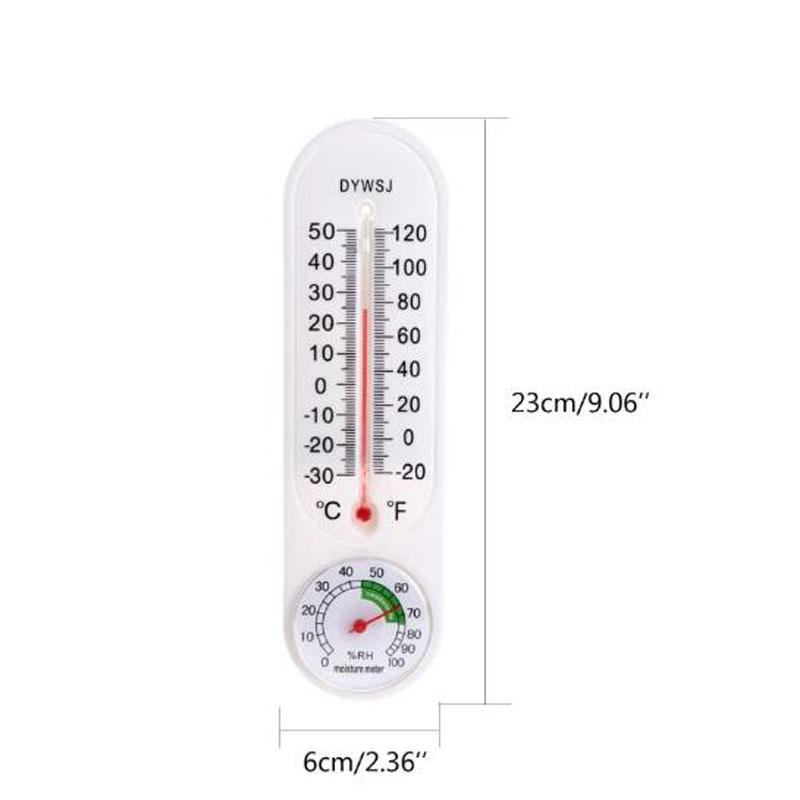 

Гигрометр Инкубационный Термометр -20-120 (относительной влажности) -30~50°C Кронштейн Гигрометр Большой Конструкция Два в Одном Теплица Pack of 1