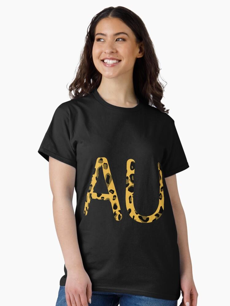 Auburn University AU Cheetah Print Classic Unisex T-Shirt
