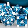 Dnd Metal Dice Set Dungeon And Dragon Rpg Dice Polyhedral D&D Dice For Rpg D+D Rolling Game Dice D And D Dice D20 D12 D10 D8 D6