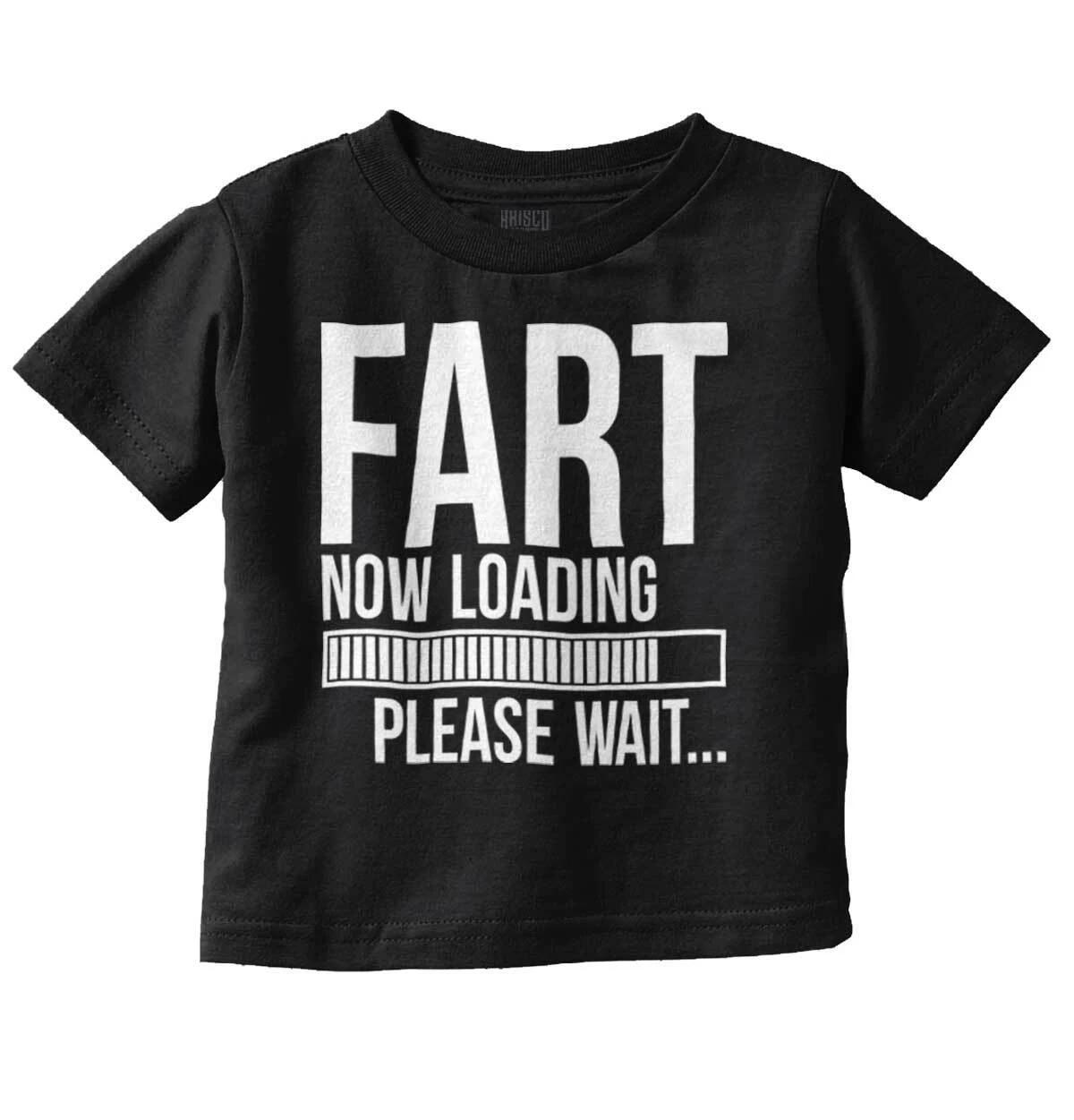 Fart Loading Please Wait Funny Novelty Nerd Boys Toddler Kids Youth T Shirt XXL