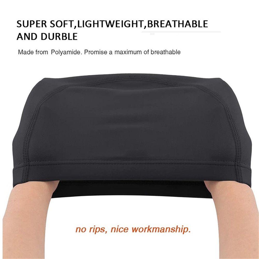 Sport Erwachsene/Kinder Hochelastisches PU-Gewebe Ohrenschutz Schwimmbadmütze Badekappen