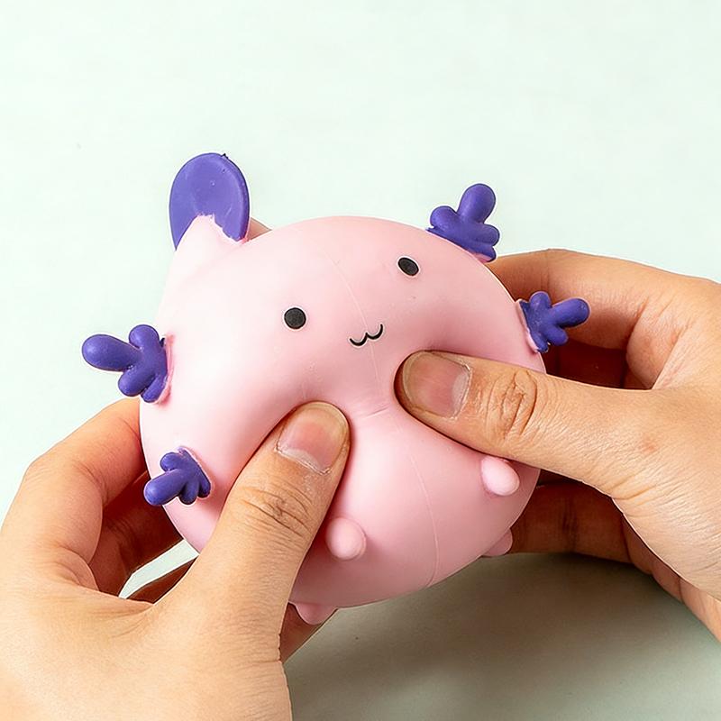 Jucării Squishy Squeeze Fidget Drăguț Axolotl Moale Senzorial Mingi de Stres Ciupit Ventilație Jucării Anti-stres Copii Adolescenți Cadou Mărturii Petrecere