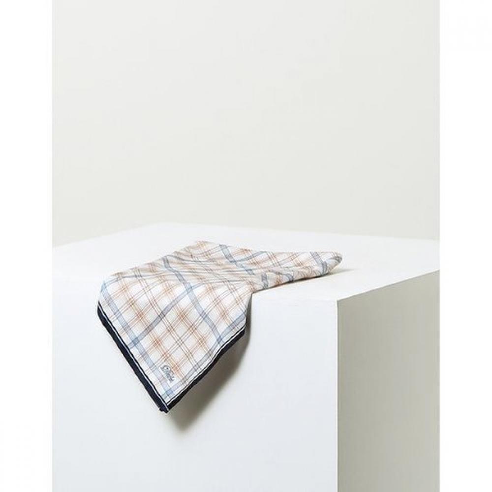 Daks Cotton Handkerchief Set Blue Check Pattern Dcha6f064mu