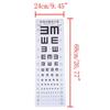 Wallmounted Waterproof Eye Chart Testing Cahrt Visual Testing Chart For Hospital