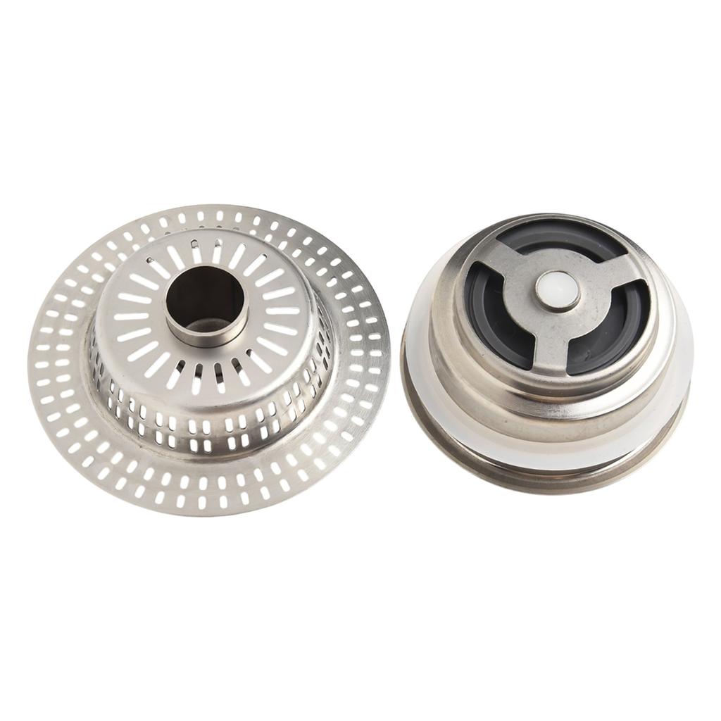 For Most 3-12 Inch Drains 3 In 1 Sink Strainer Kitchen Sink Drain Strainer Home Improvement Larger Filter Capacity