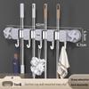 No-Drill Suction Cup Mop Holder – Wall-Mounted Storage Hook for Bathroom, Toilet, Balcony