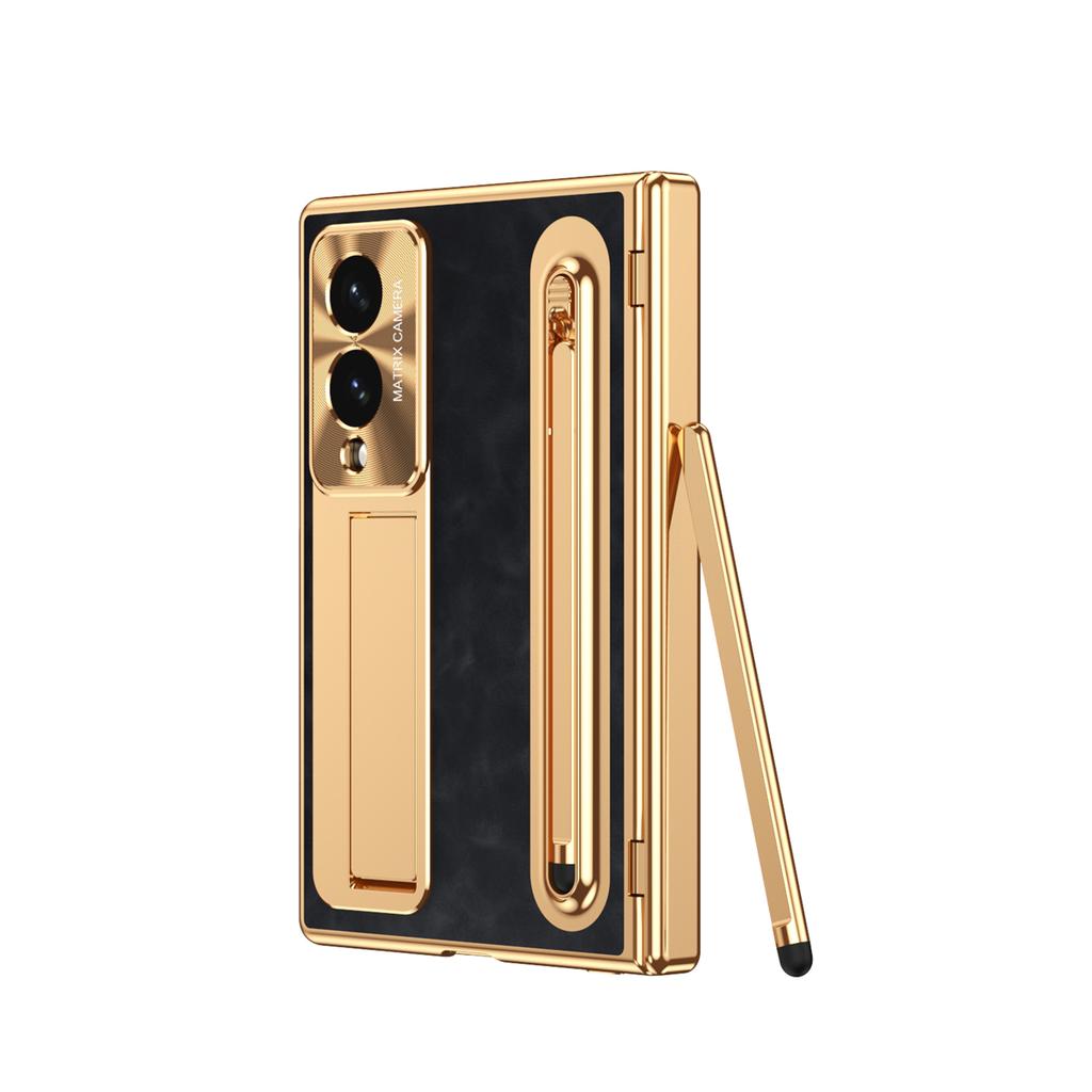 For Samsung Galaxy Z Fold 8ultra Fold 8 7 6 5 4 Phone Case with Hidden Stand Integrated with Pen Slot with High-Definition Film