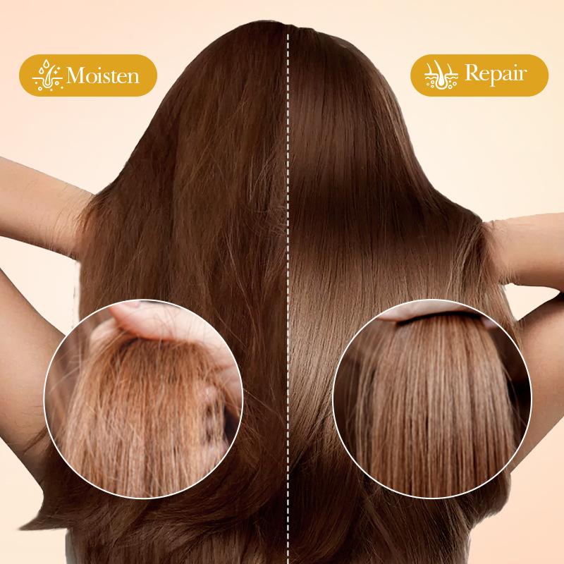 Après-shampoing à l'huile de riz lissante et réparatrice BIOAOUA