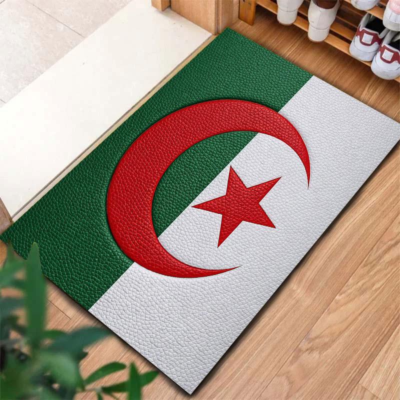 Algeria National Football Team Carpet Rug for Living Room Bedroom Home Sofa Decoration,Kids play Non-slip Floor Mat