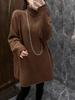 2026 Autumn-Winter High Neck Women's Loose Knit Sweater