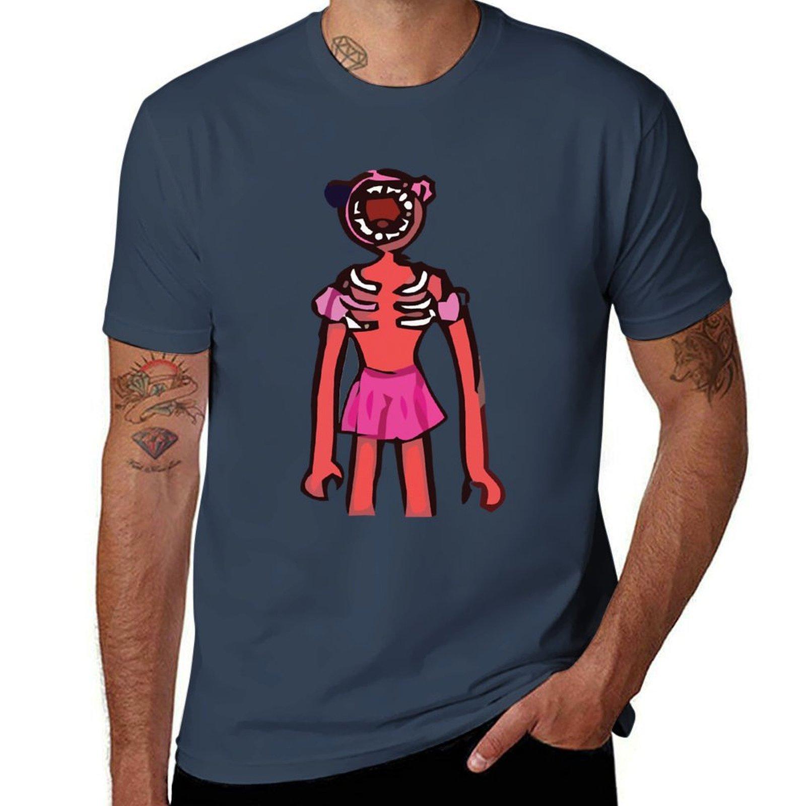 DOORS Figure Girl hide and Seek horror TShirt Outdoor Sports Lightweight Tee S