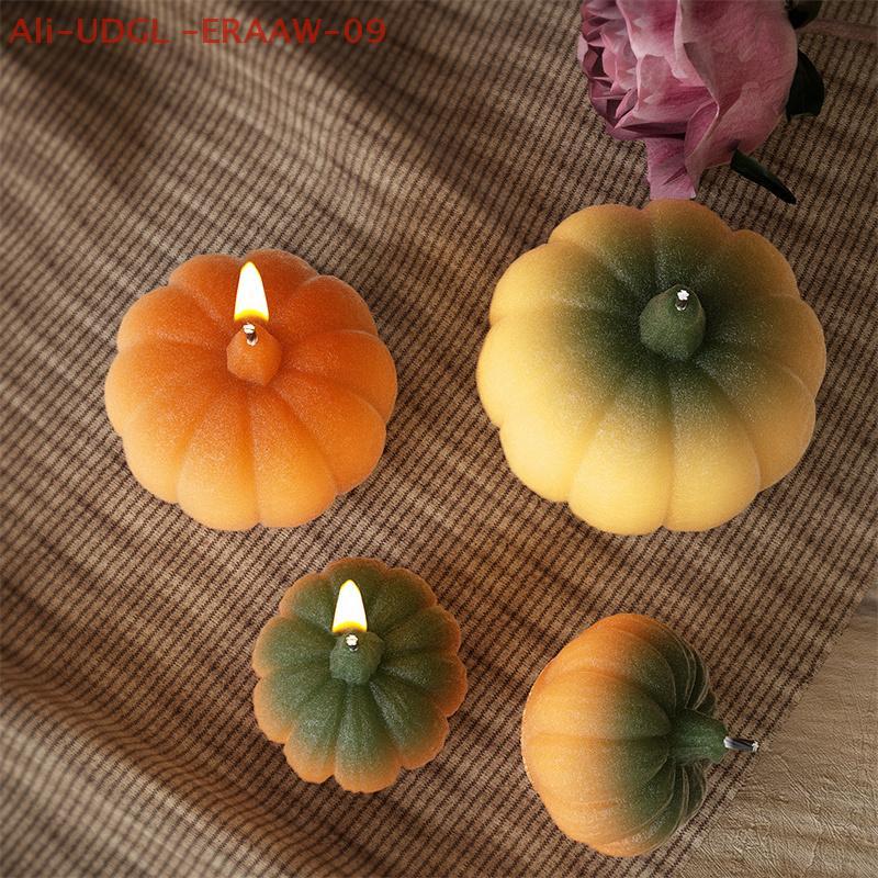 3D silikonová forma na dýni pro vonné svíčky Snadné vyjmutí z formy Halloweenové pryskyřičné formy Díkůvzdání Dárky