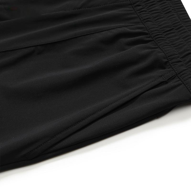 FILA Van Gogh Collaboration Solid Color Sports Knit Casual Pants Men Pants Black F11M228608FBK