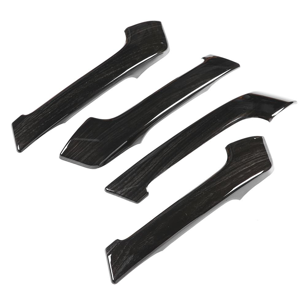 

4 шт. Черная отделка дверной ручки под дерево для Toyota Prado 2010-2018