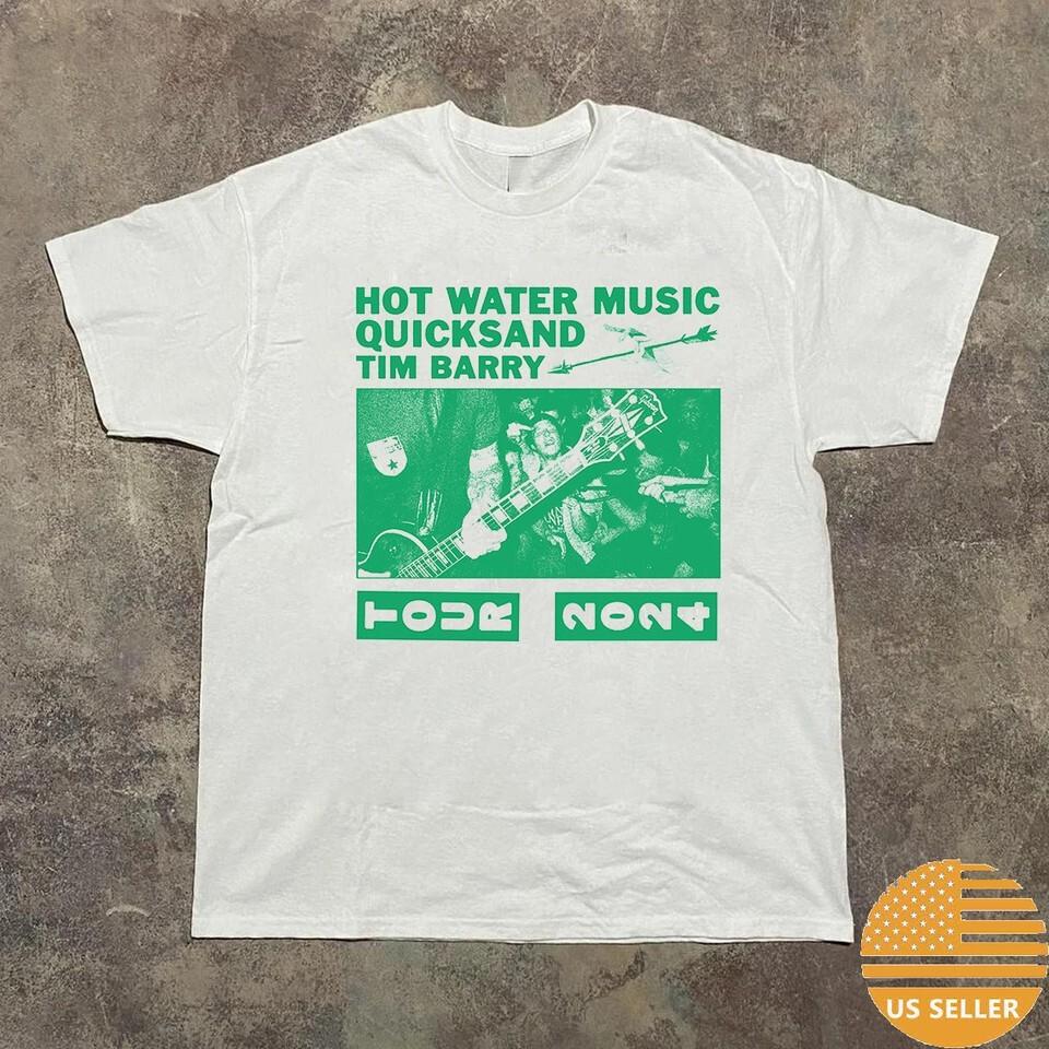 Hot Water Music Band Quicksand Tour 2024 T Shirt Full Size S-5XL Unisex T-Shirt XXXXL