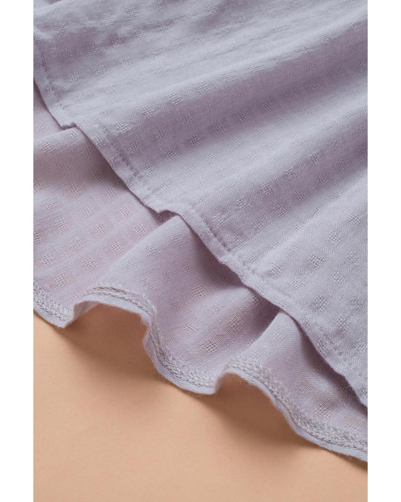 Azura Exchange Button Crochet Lace Top