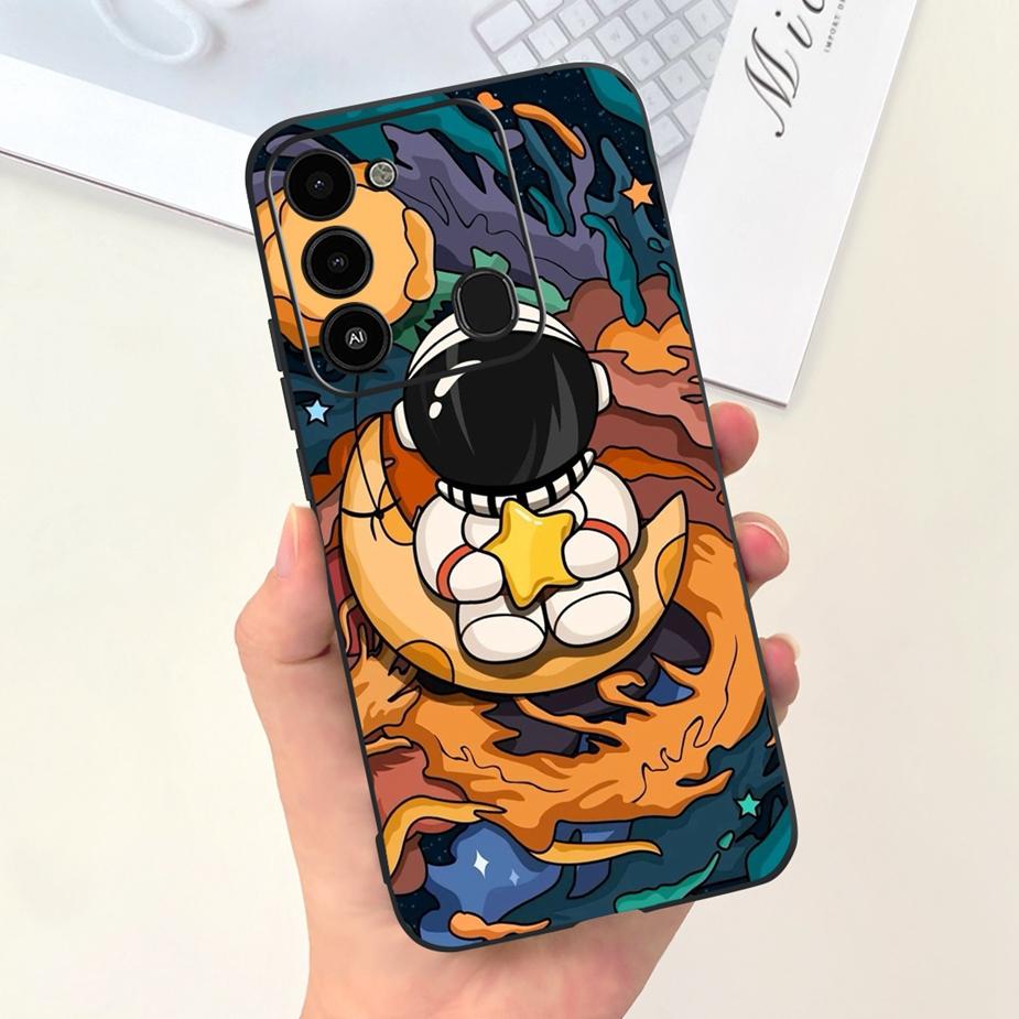 For Tecno Spark 8C Case KG5k KG5j KG5n Stylish Candy Painted Cover Soft Silicone Phone Case For Tecno Spark Go 2022 Spark8C Bags