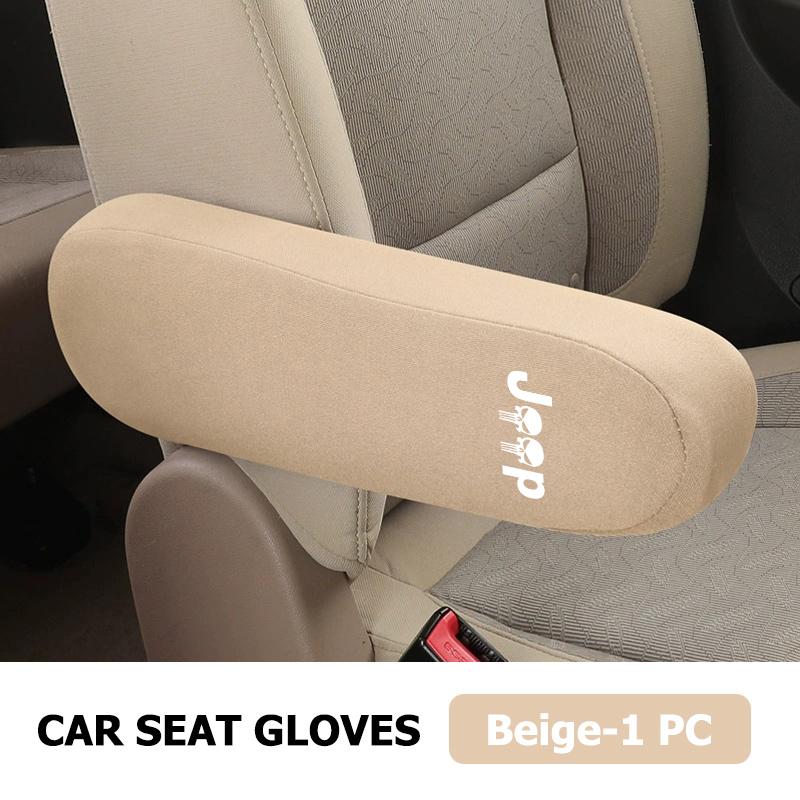 Car Armrests Cover Centre Console Front Seat Armrest Protector Accessories For Jeep Cherokee Wrangler JK Gladiator Compass AKQ1