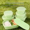 Microwave-Safe Silicone Bento Box: Portable, Foldable, and Fridge-Friendly for Fresh-Keeping