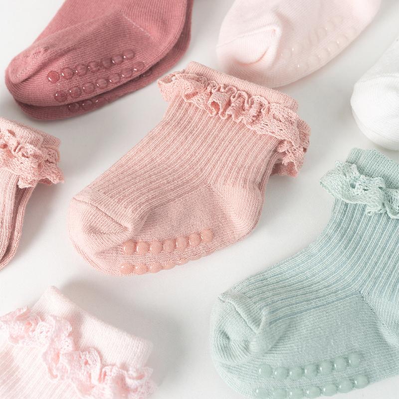 Lovely Infant Sock Cartoon Newborn Baby Socks Dispensing Glue Non-slip Cute Boys Girls Baby Socks Kids Sock Floor Socks