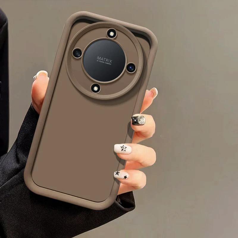 

Чехол для Honor X9C Honor X9A X9B Honor Magic 6 Lite Magic 5 Lite Чехол для телефона Полная упаковка Матовый Защитный Мягкий Чехол против падений For Magic 5 Lite&Silicone коричневый