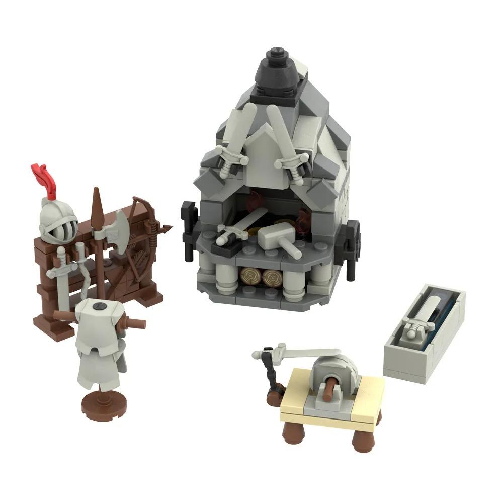 Medieval Castle Siege Weapons Building Blocks Siege Engine Cannon Car  Catapult Crossbow MOC Assembly Bricks Toys